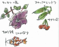 20230424はがき絵教室で描いたイラスト