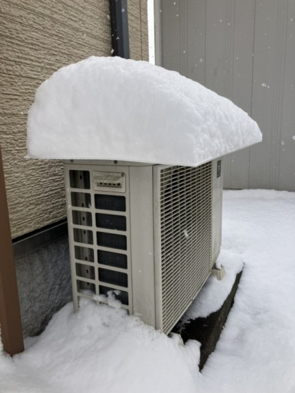 山口で積もった雪 (2)