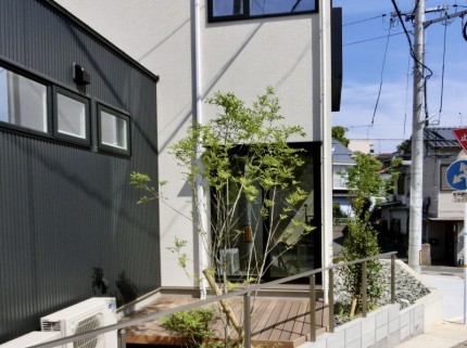 山口県下関市の新築住宅のモデルプランの外構工事例⑦