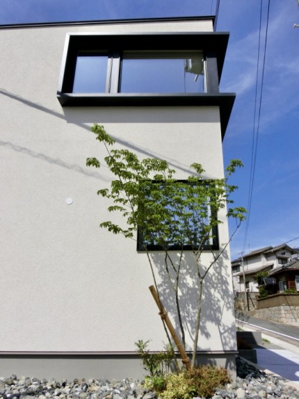 山口県下関市の新築住宅のモデルプランの外構工事例⑥