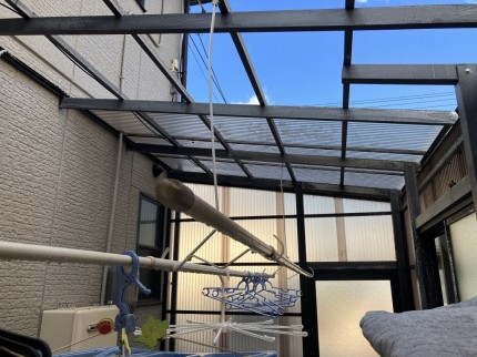 台風被害の写真屋根破損