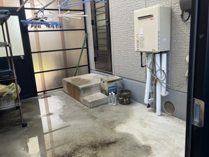 台風で雨漏り