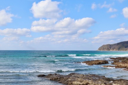 本州最西端に位置する絶景スポットの海